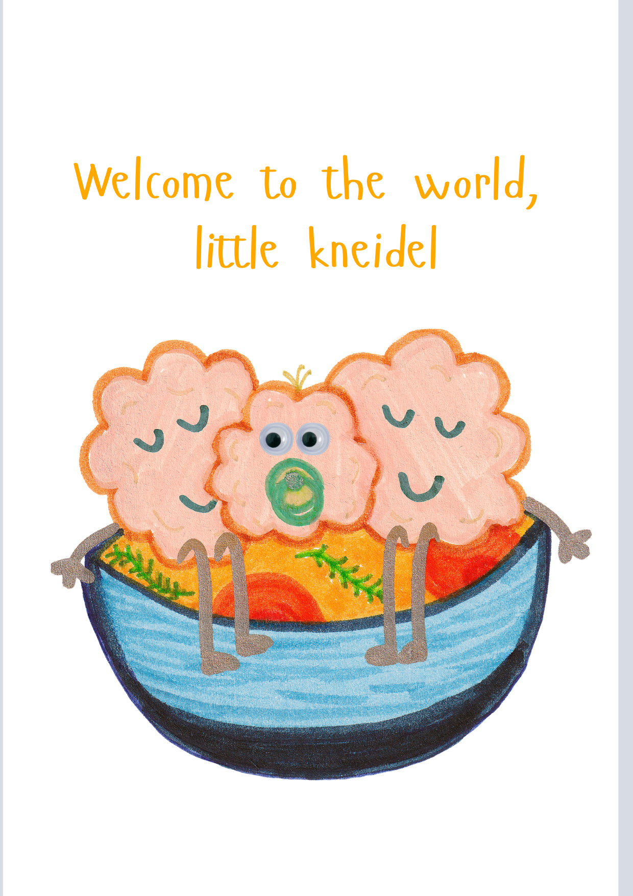 Welcome to the world, little kneidel